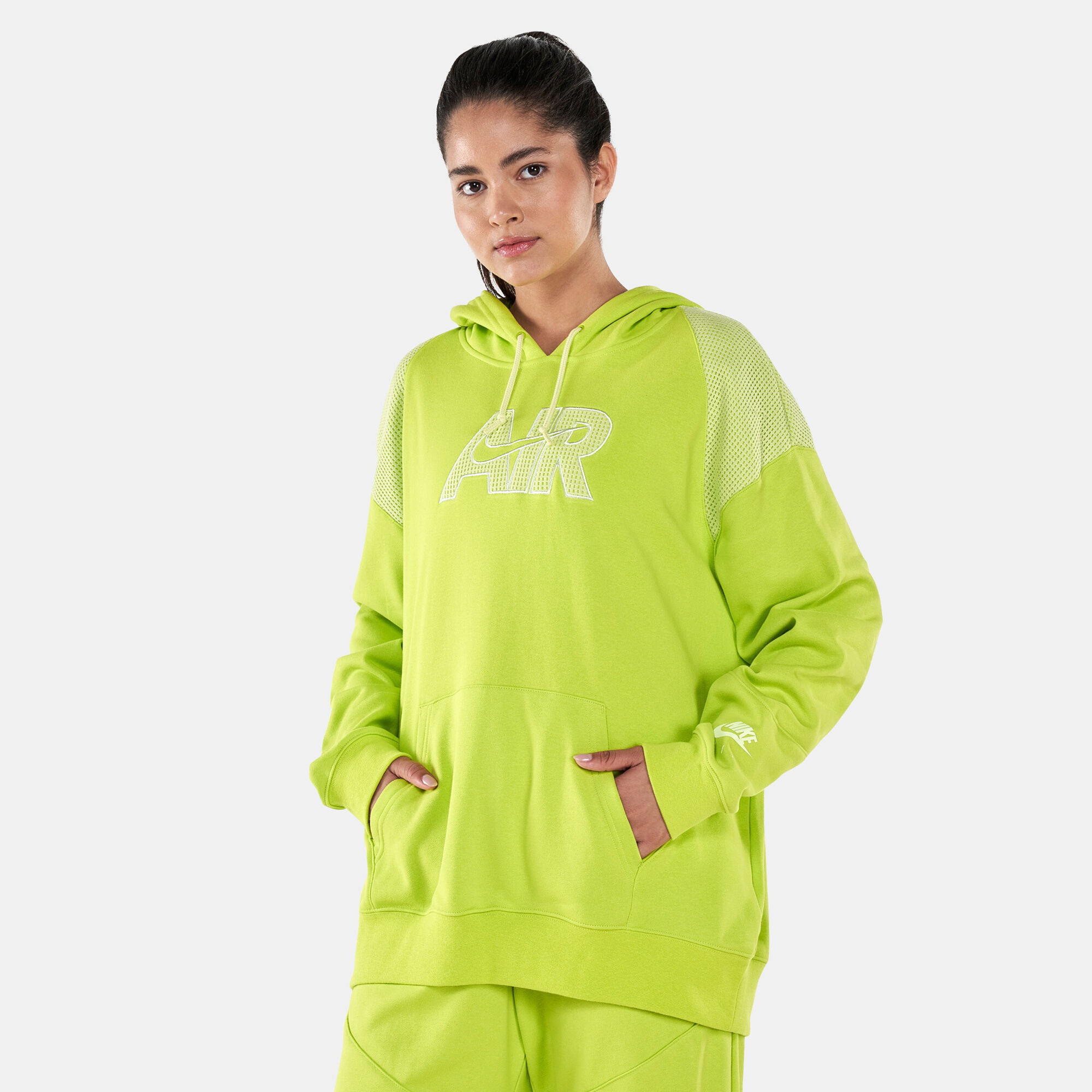 Women's pullover sherpa hoodie nike sportswear nsw top