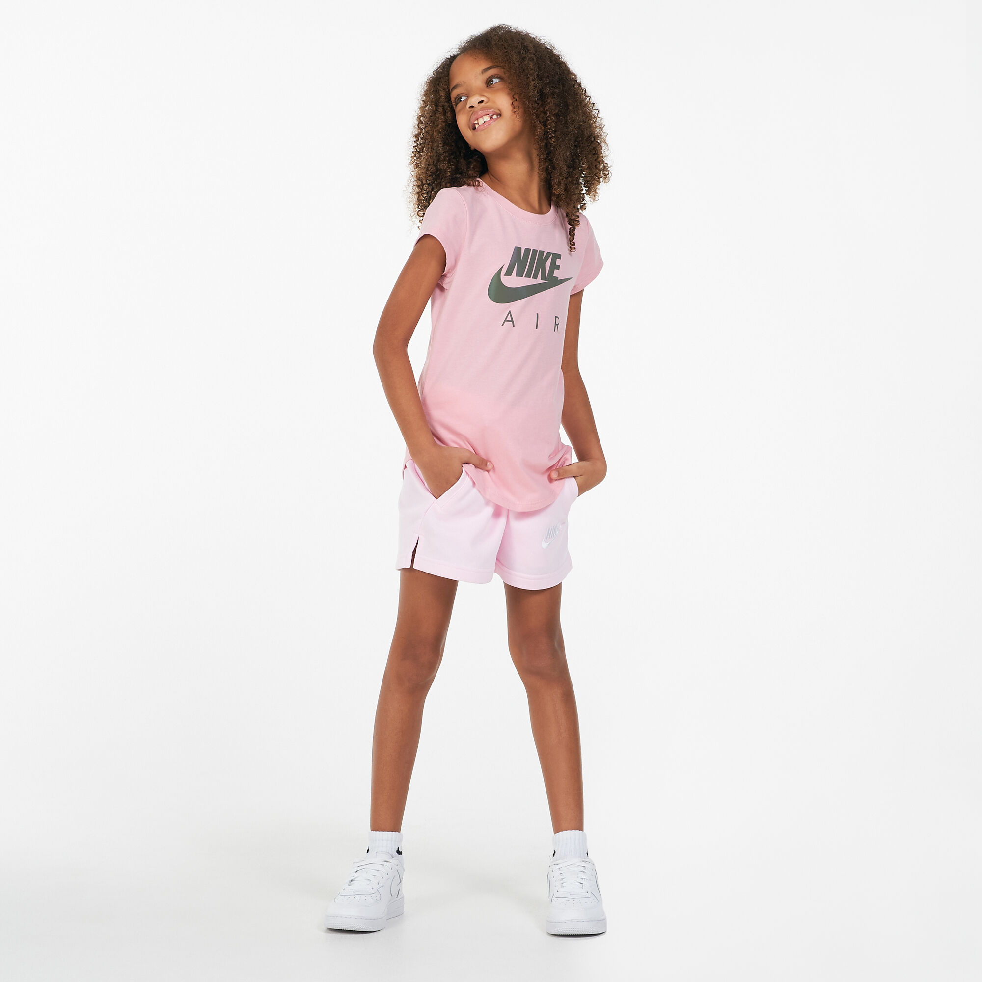 Kids Air Reflective T Shirt Pink Nike in Kuwait SSS