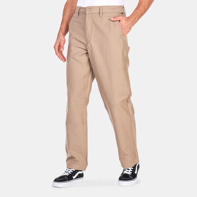 Vans Men's Authentic Chino Relaxed Tapered Pants Beige