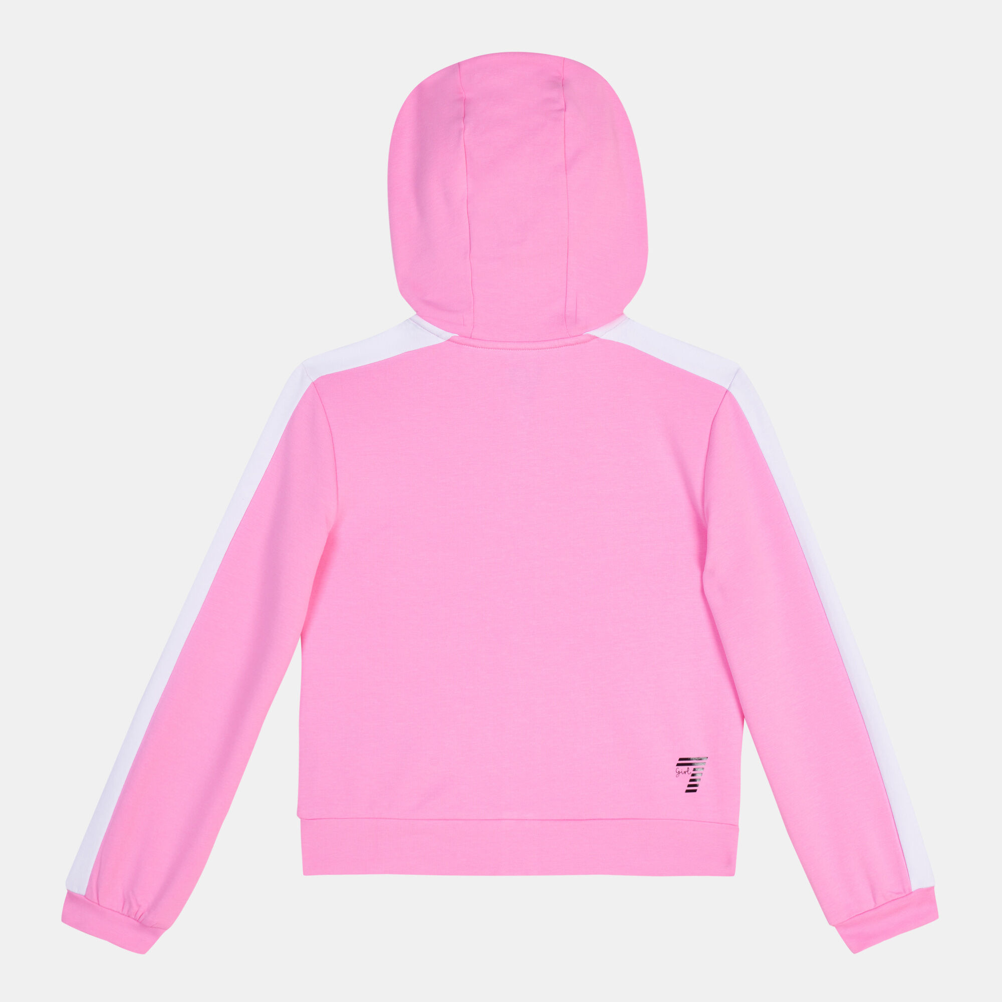 Shop EA7 Emporio Armani Kids' Colour-Block Full-Zip Hoodie
