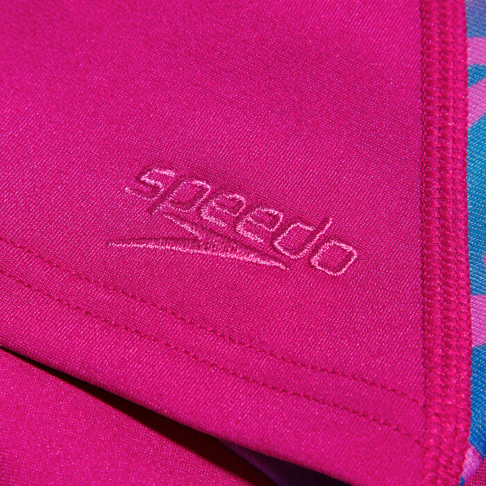 Speedo Women's Printed Panel Shorts Purple image number 2