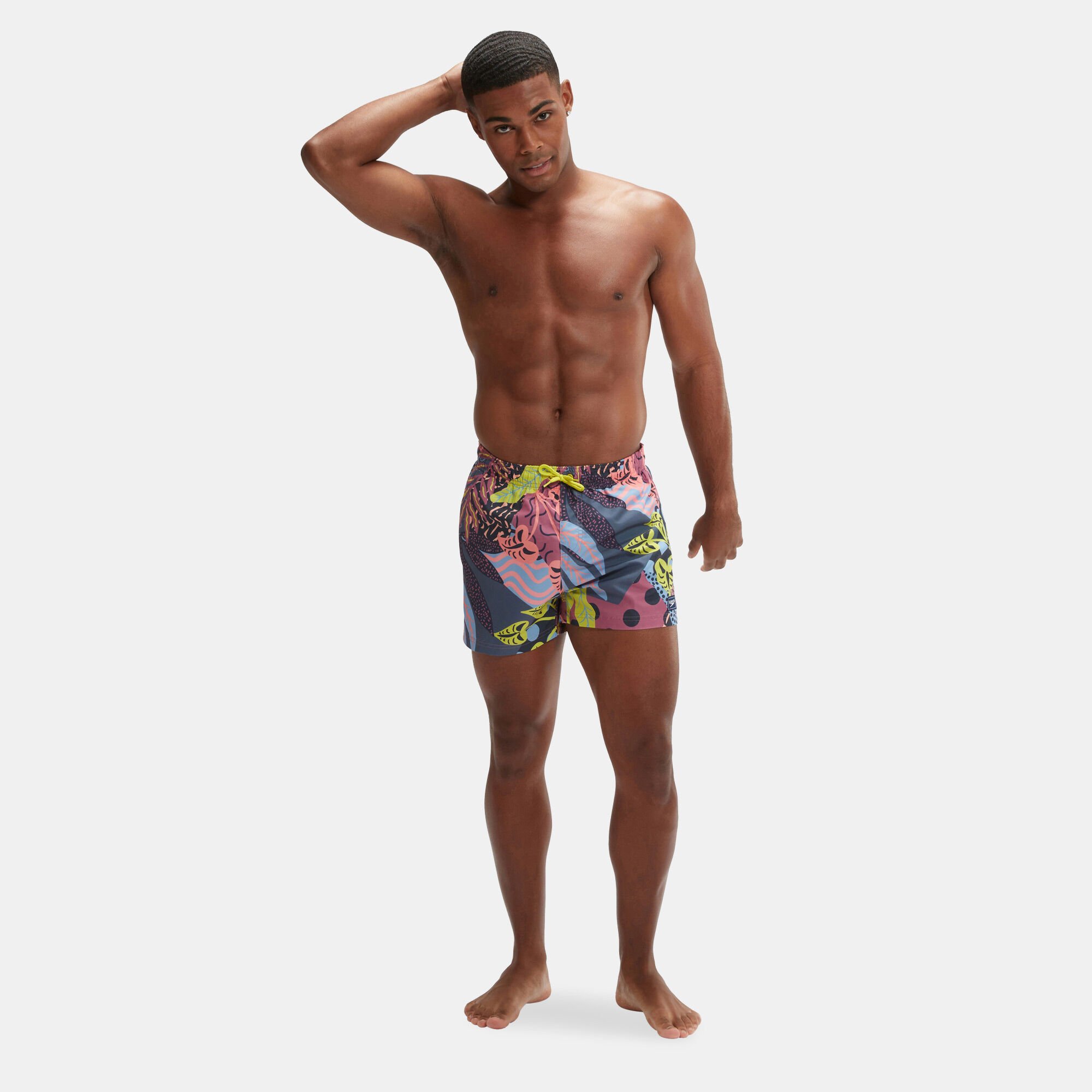 Men s Digital Placement Leisure Swimming Shorts Pink Speedo in Kuwait SSS