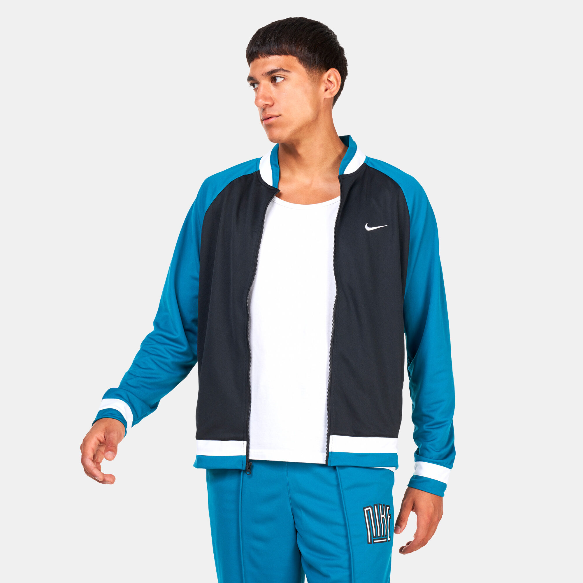 Nike griffin track top blue sales