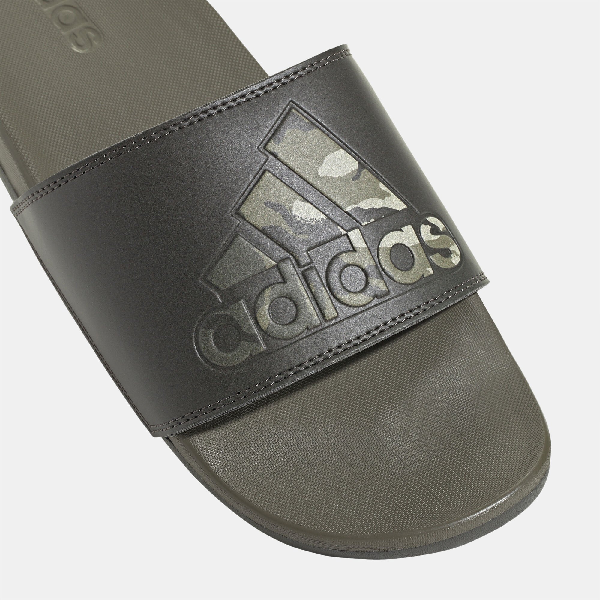 Grey adidas slides shop