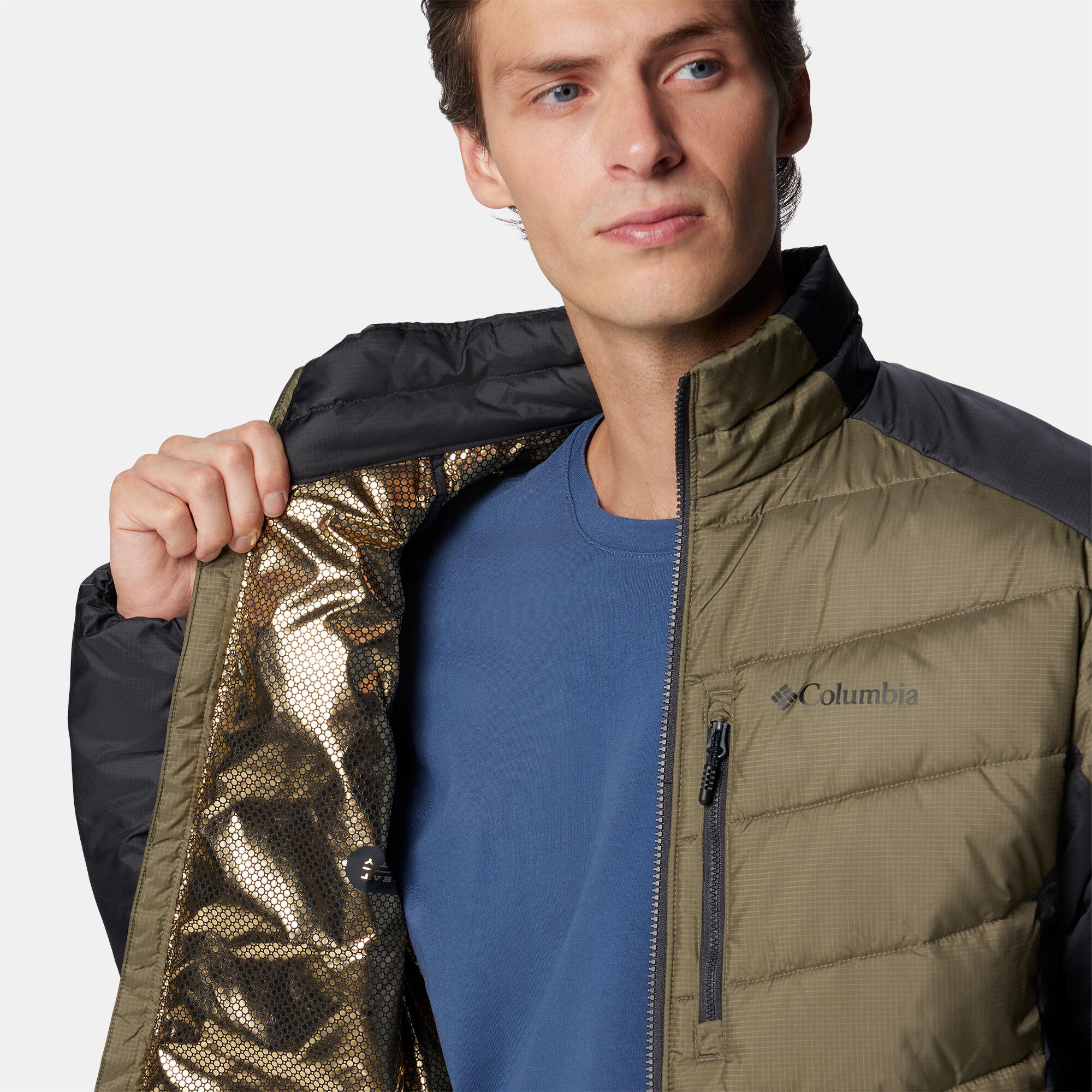 Columbia men's leather jacket store