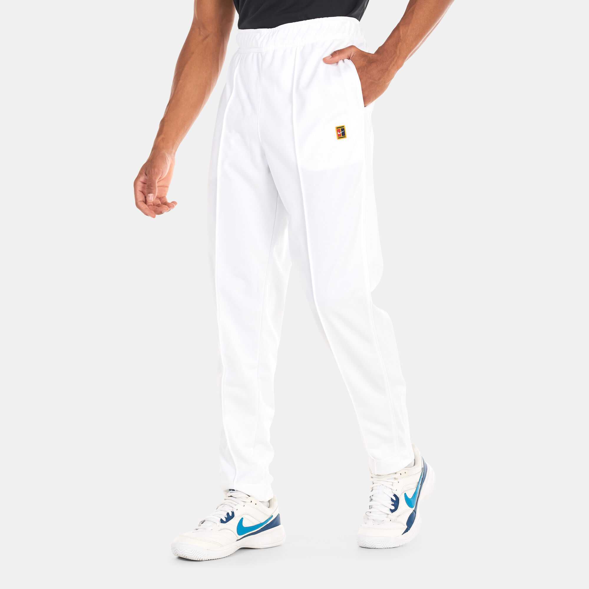 Buy Nike Men's Court Tennis Pants White in Kuwait -SSS