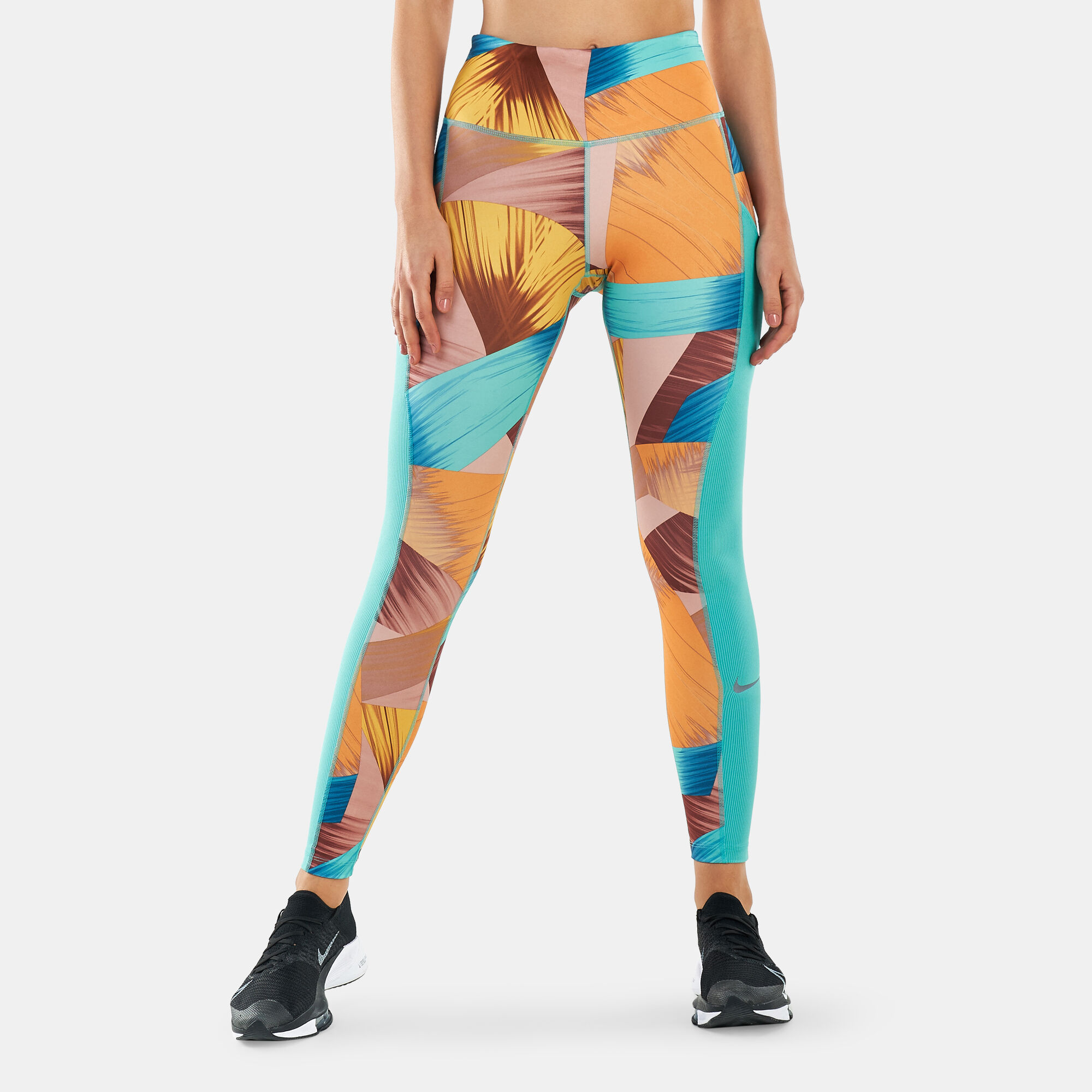Nike colorful leggings discount
