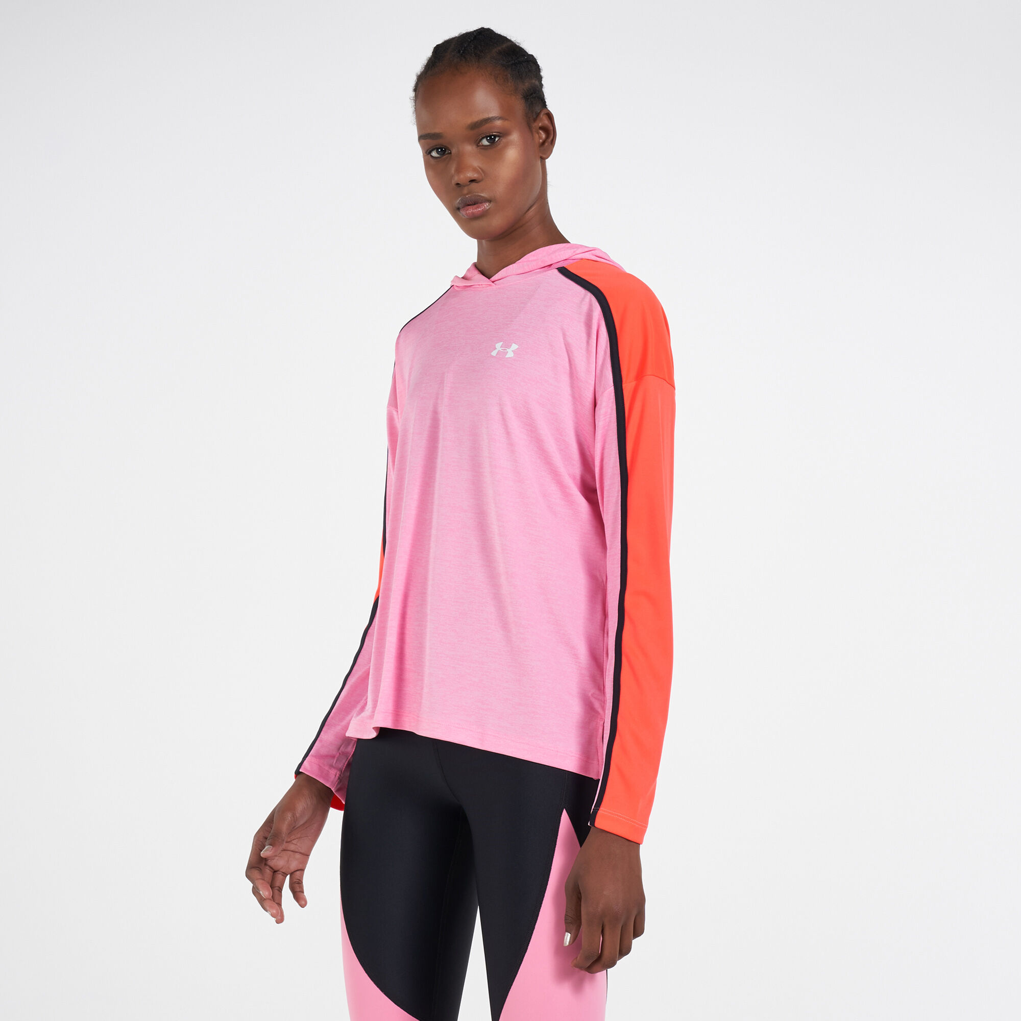 Women's under armour tech sale twist long sleeve hoodie