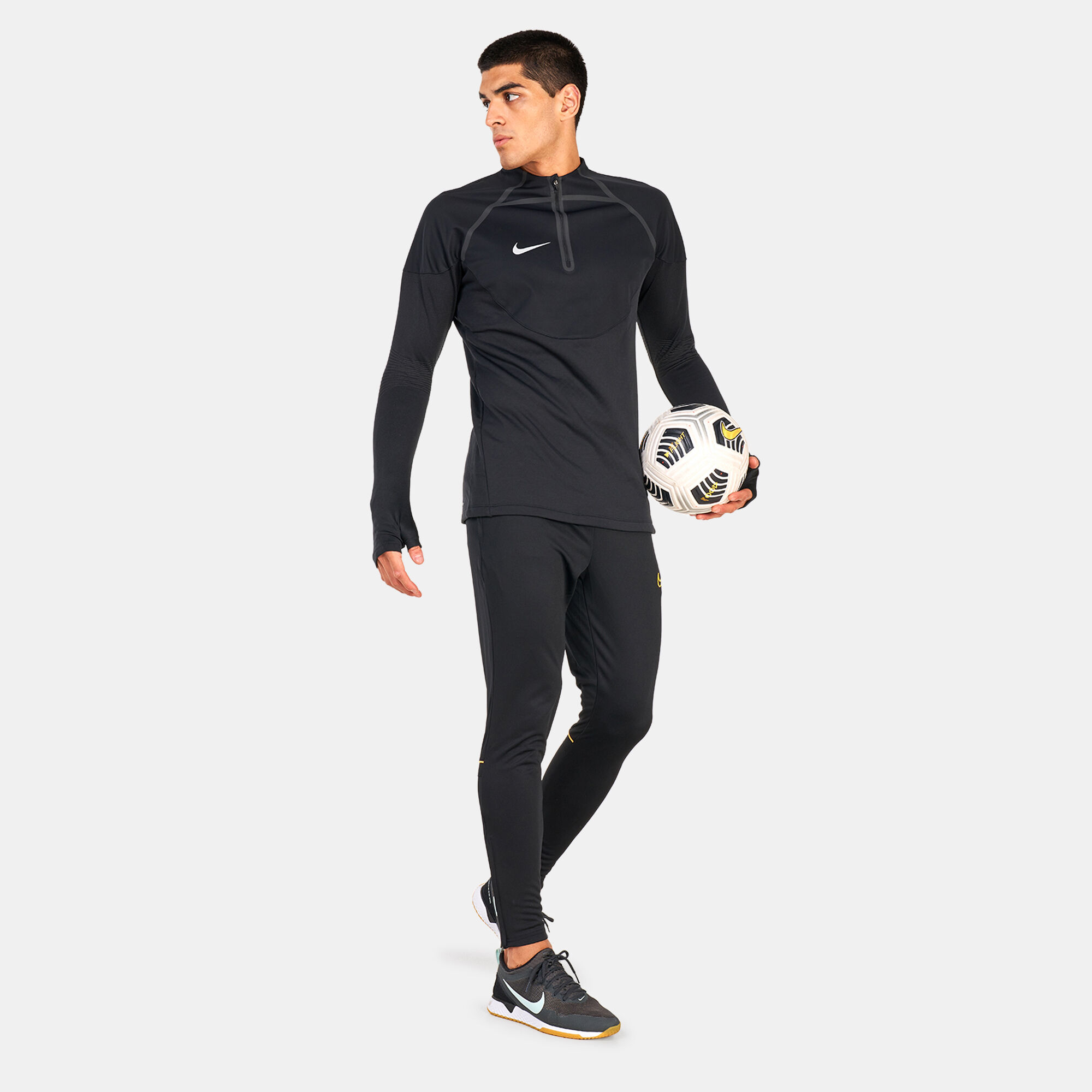Men s Therma FIT ADV Strike Winter Warrior Football Drill Top Black Nike in Kuwait SSS