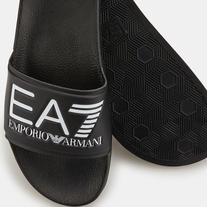 EA7 Emporio Armani Slides Black image number 2