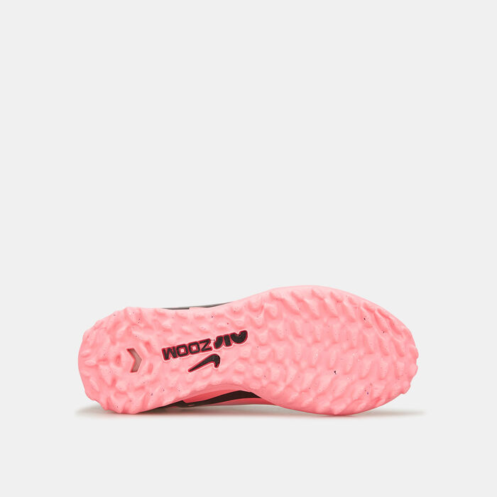 Nike Kids' Mercurial Superfly 9 Academy Turf Ground Football Shoes Pink image number 3