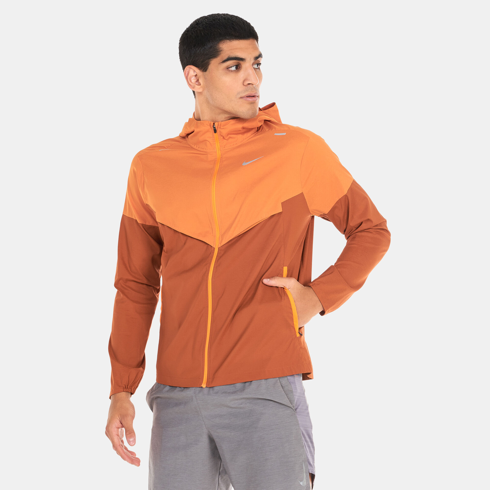 Nike orange windrunner hotsell