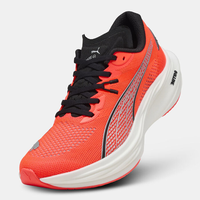 PUMA Men's Deviate NITRO 3 Road Running Shoes Red image number 4