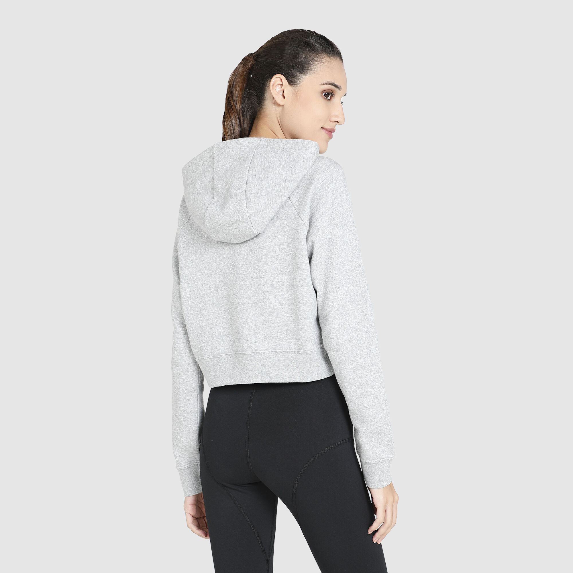 Women's nike sportswear essential cropped hoodie best sale