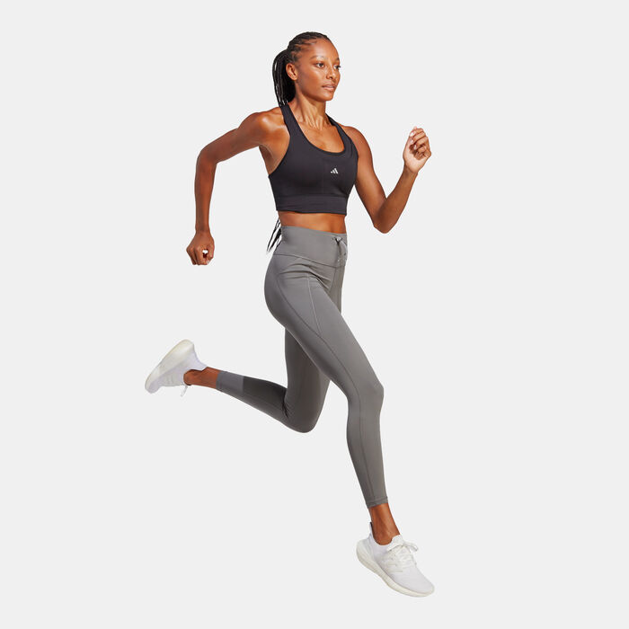 adidas Women's Running Essentials 7/8 Leggings Grey image number 2