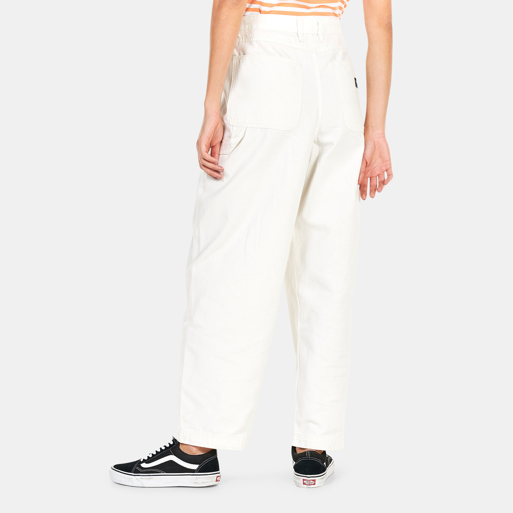 Vans white pants hotsell