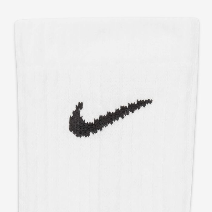 Nike Kids' Everyday Cushioned Crew Socks (6 Pairs) White image number 3