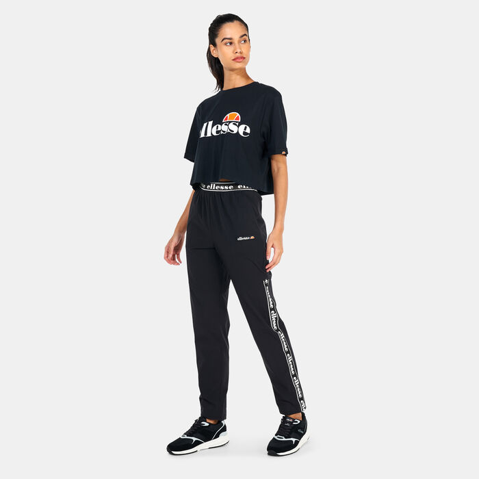 ellesse Women's Alberta Crop Top Black image number 2