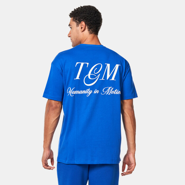 The Giving Movement Printed T-Shirt Blue image number 1