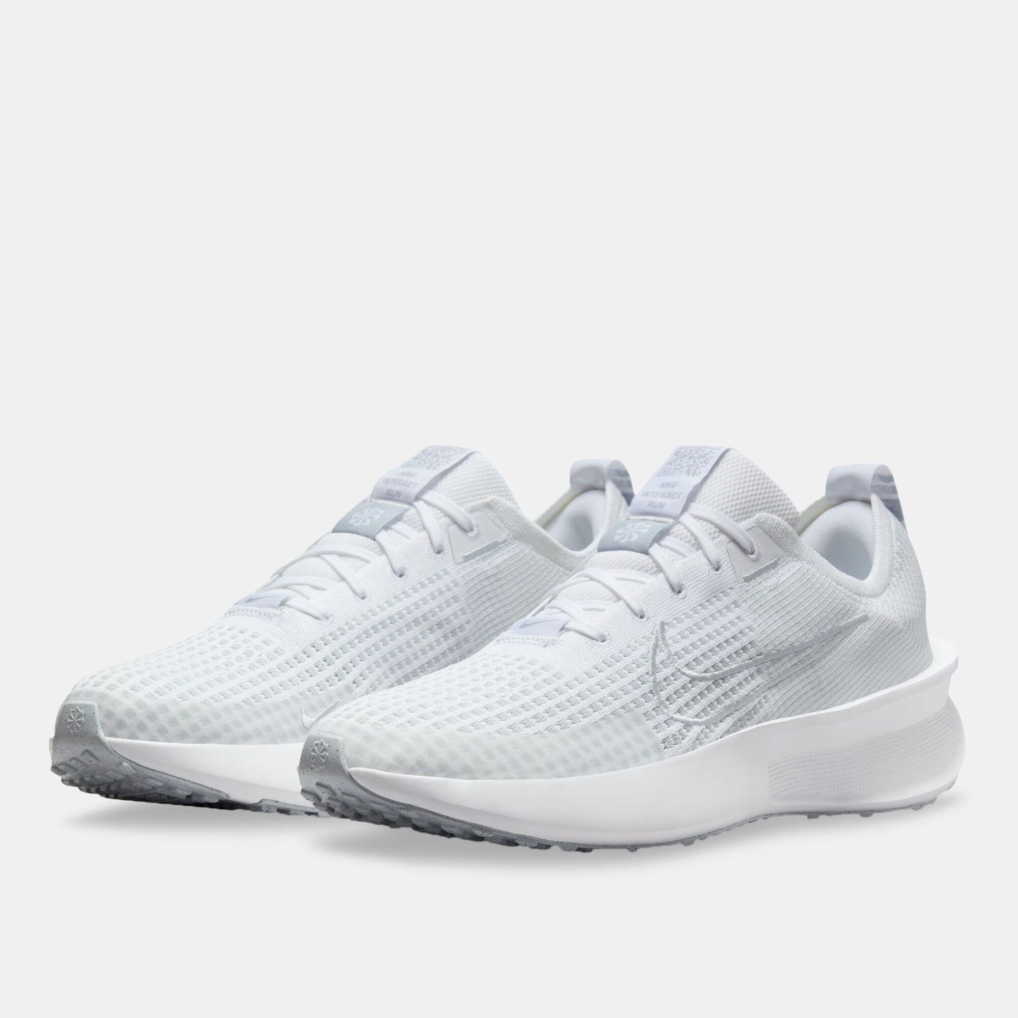 White nike running shoes mens cheap