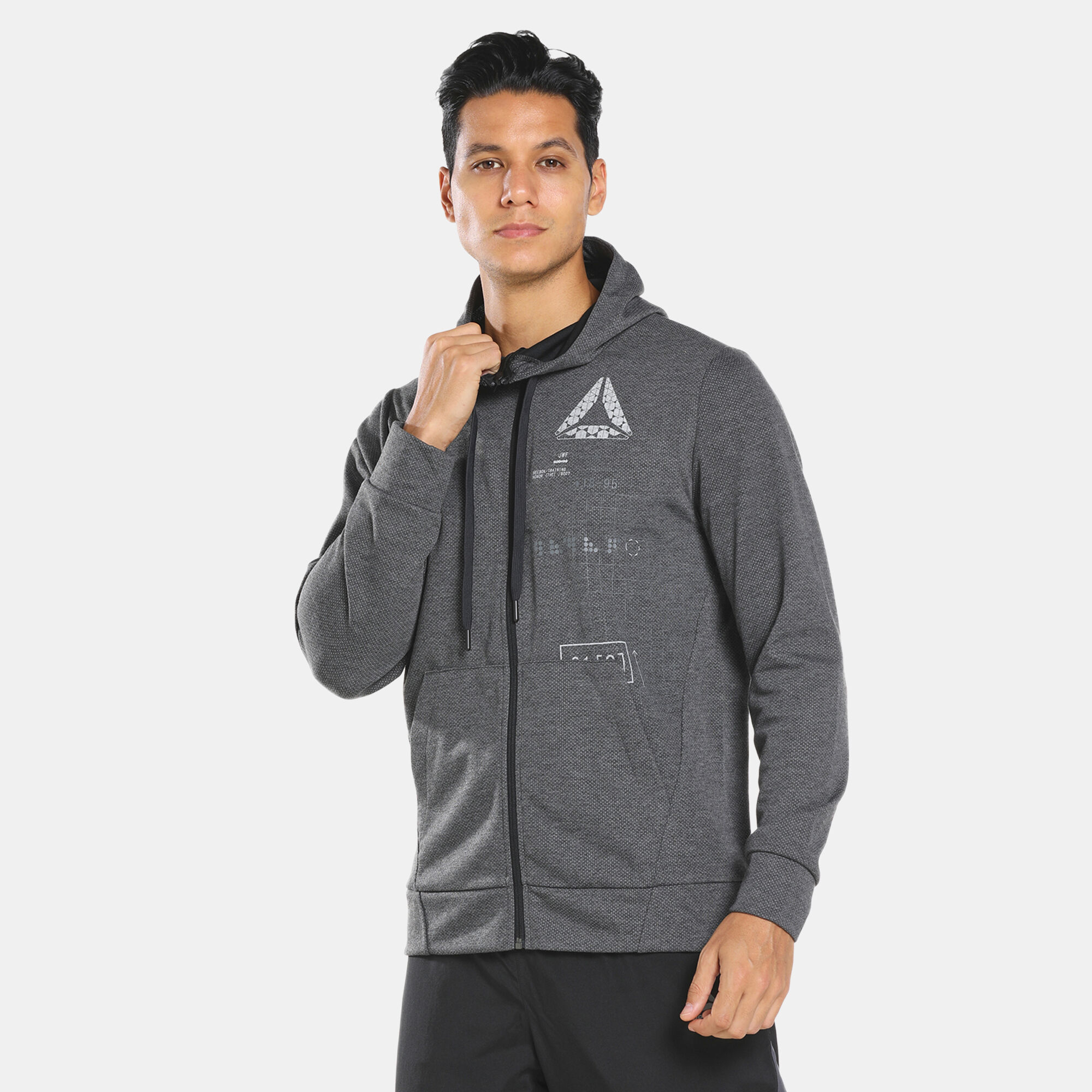 Reebok speedwick full zip hoodie deals