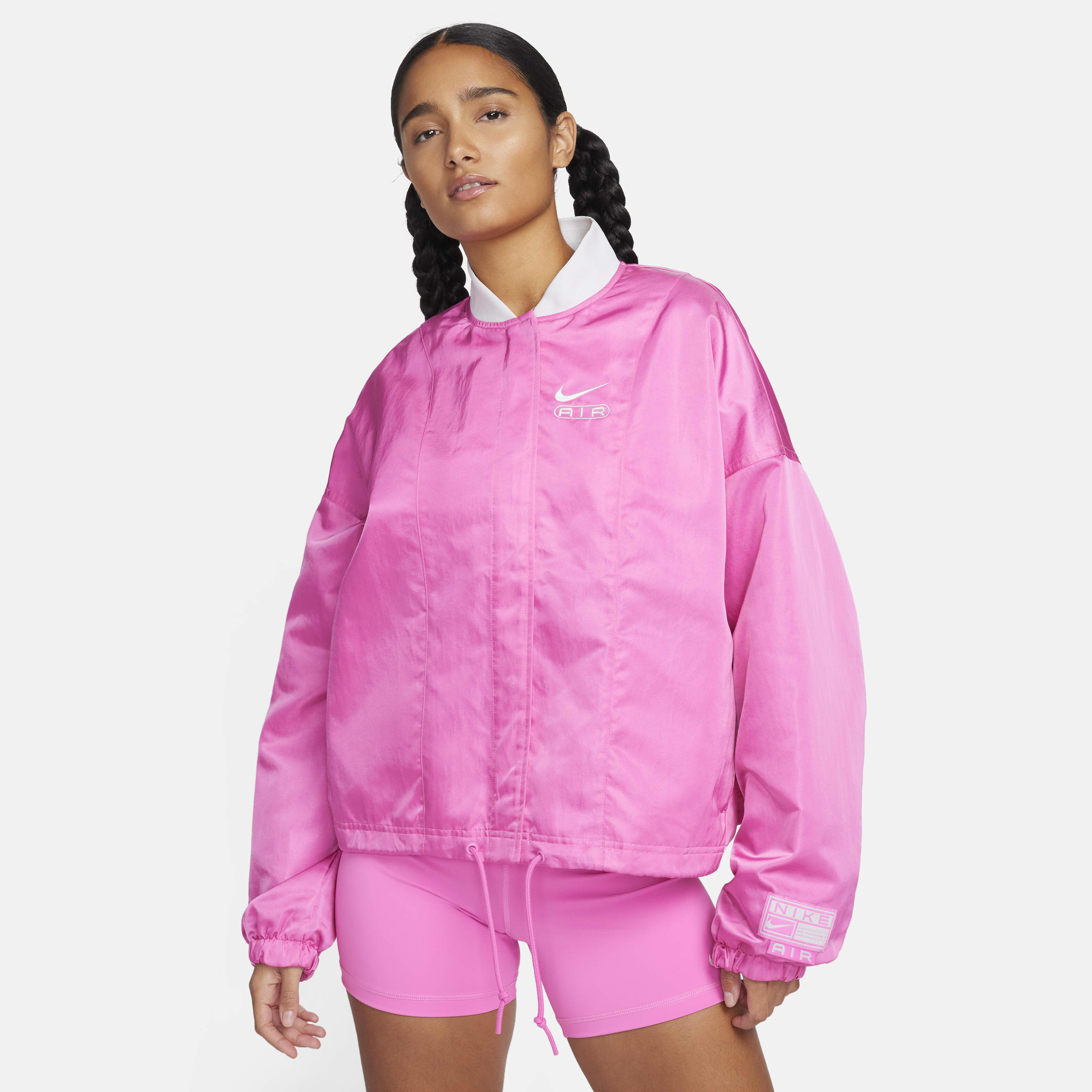 Nike womens pink jacket cheap