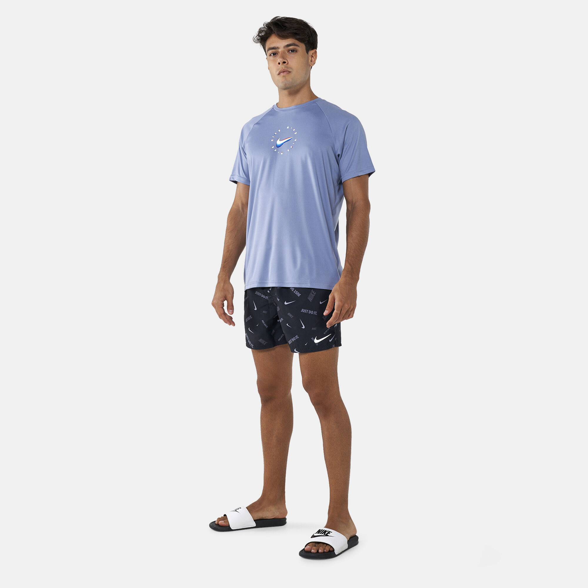 Men s 5 Inch Volleyball Shorts Black Nike Swim in Kuwait SSS