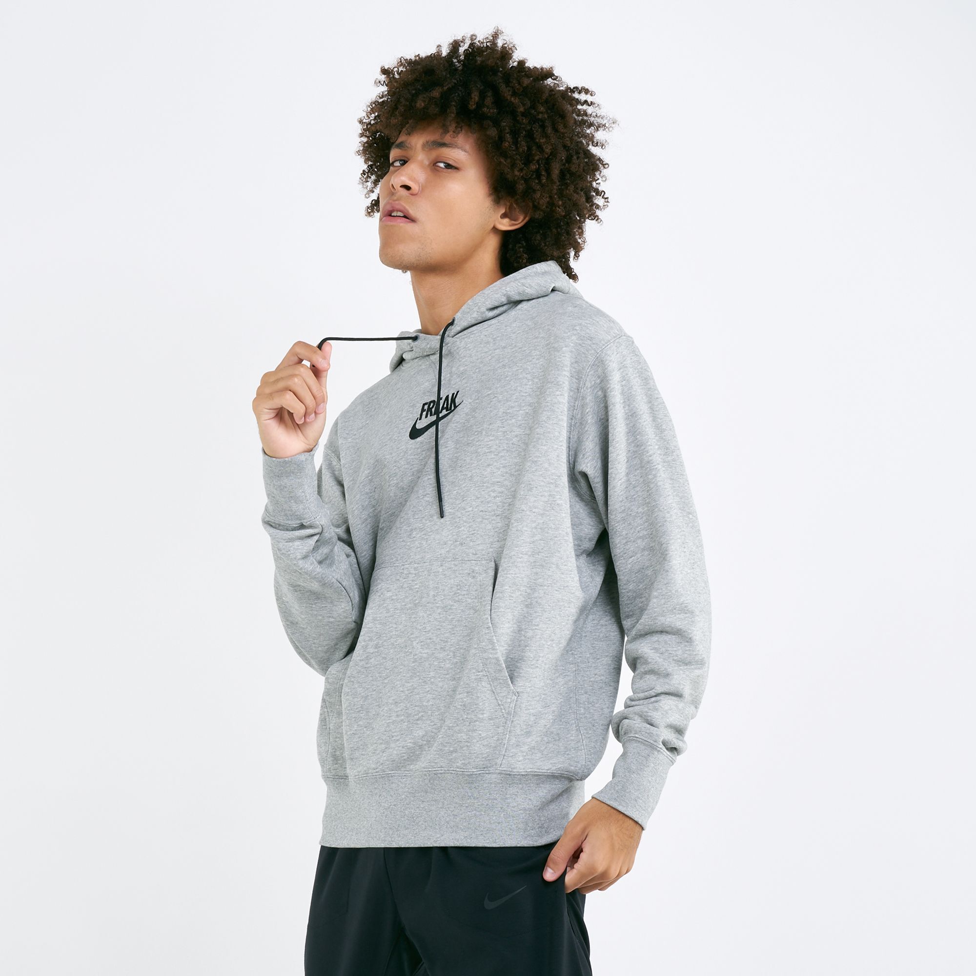 Giannis freak hoodie grey new arrivals