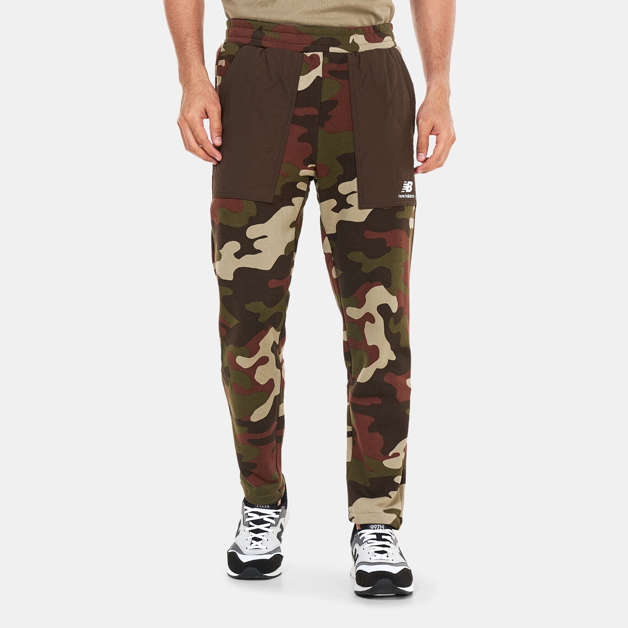 Camo fleece pants mens sales