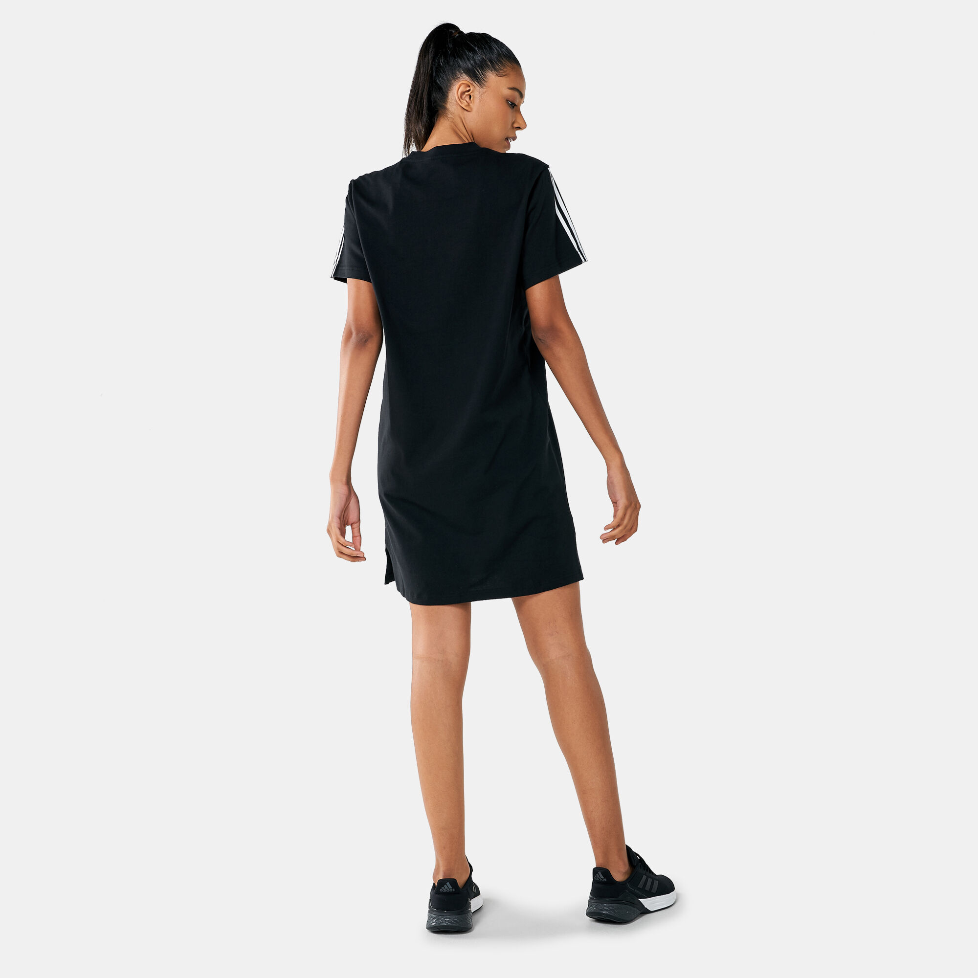 adidas Women s 3 Stripes Dress Black in Kuwait SSS