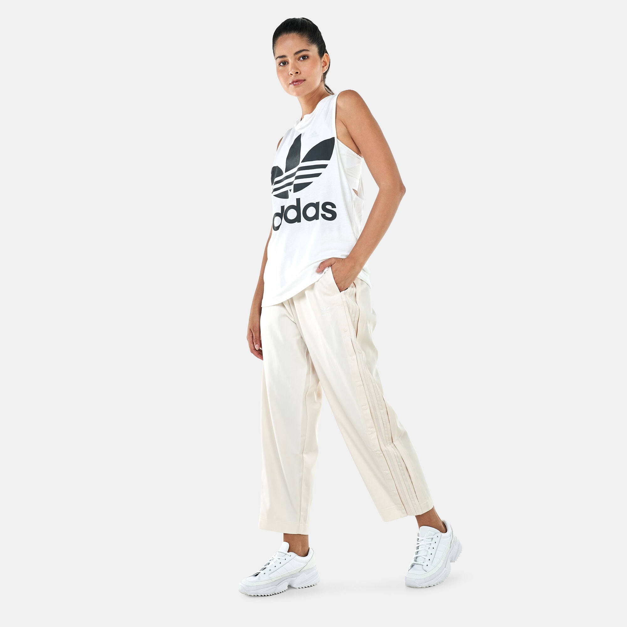 Women s Always Original Relaxed Pants Beige adidas Originals in Kuwait SSS
