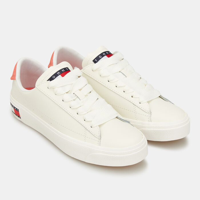 Tommy Hilfiger Women's Jeans Vulcanized Low-Top Shoes White image number 1