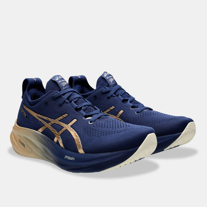 ASICS Men's GEL-NIMBUS 26 PLATINUM Running Shoes Blue image number 1