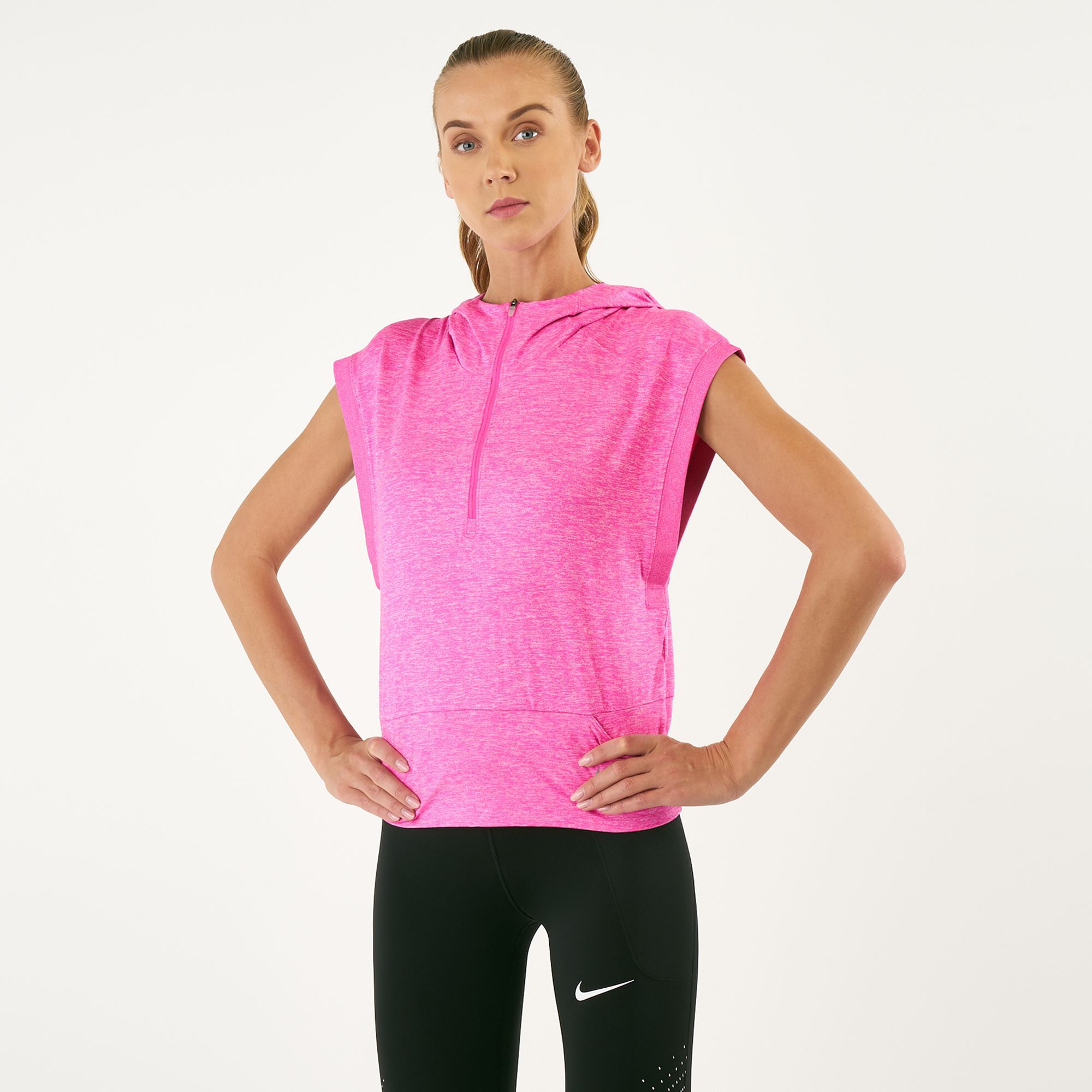 Nike element sleeveless running hoodie mens clearance