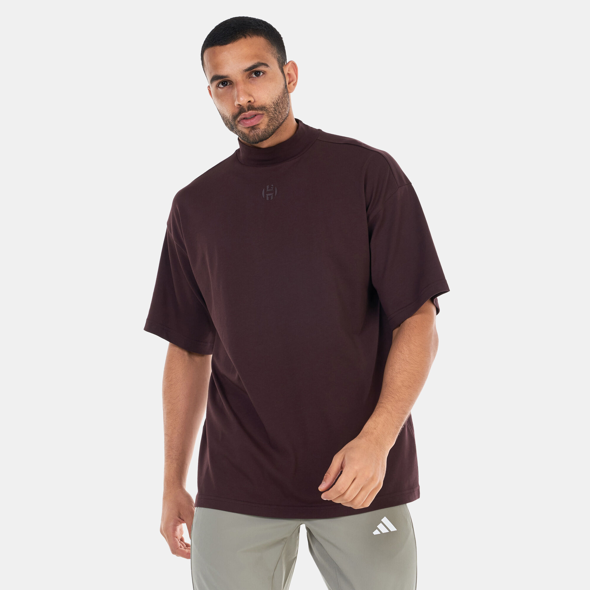 Men s Harden Time Traveler Basketball T Shirt Brown adidas in Kuwait SSS