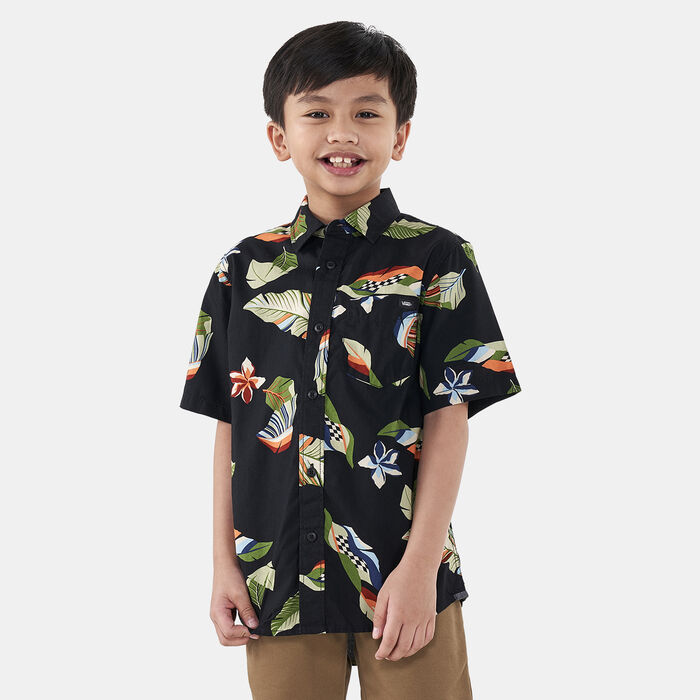 Vans Kids' Lucid Floral Print Shirt Black image number 0