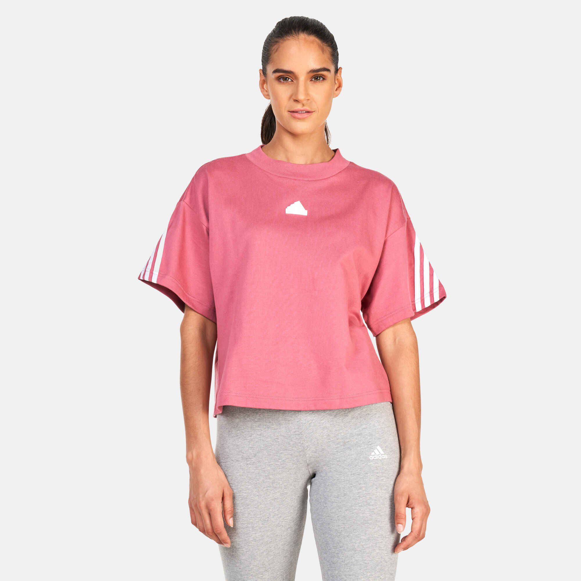 Women s City Escape Loose Sweatshirt Red adidas in Kuwait SSS