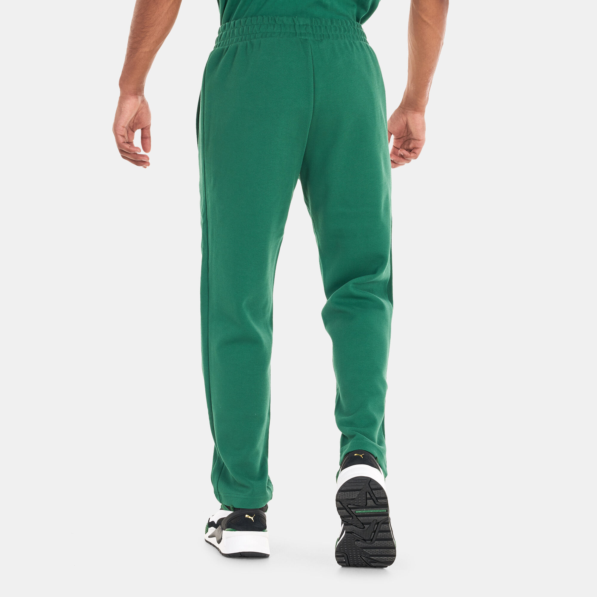 Green puma joggers mens deals