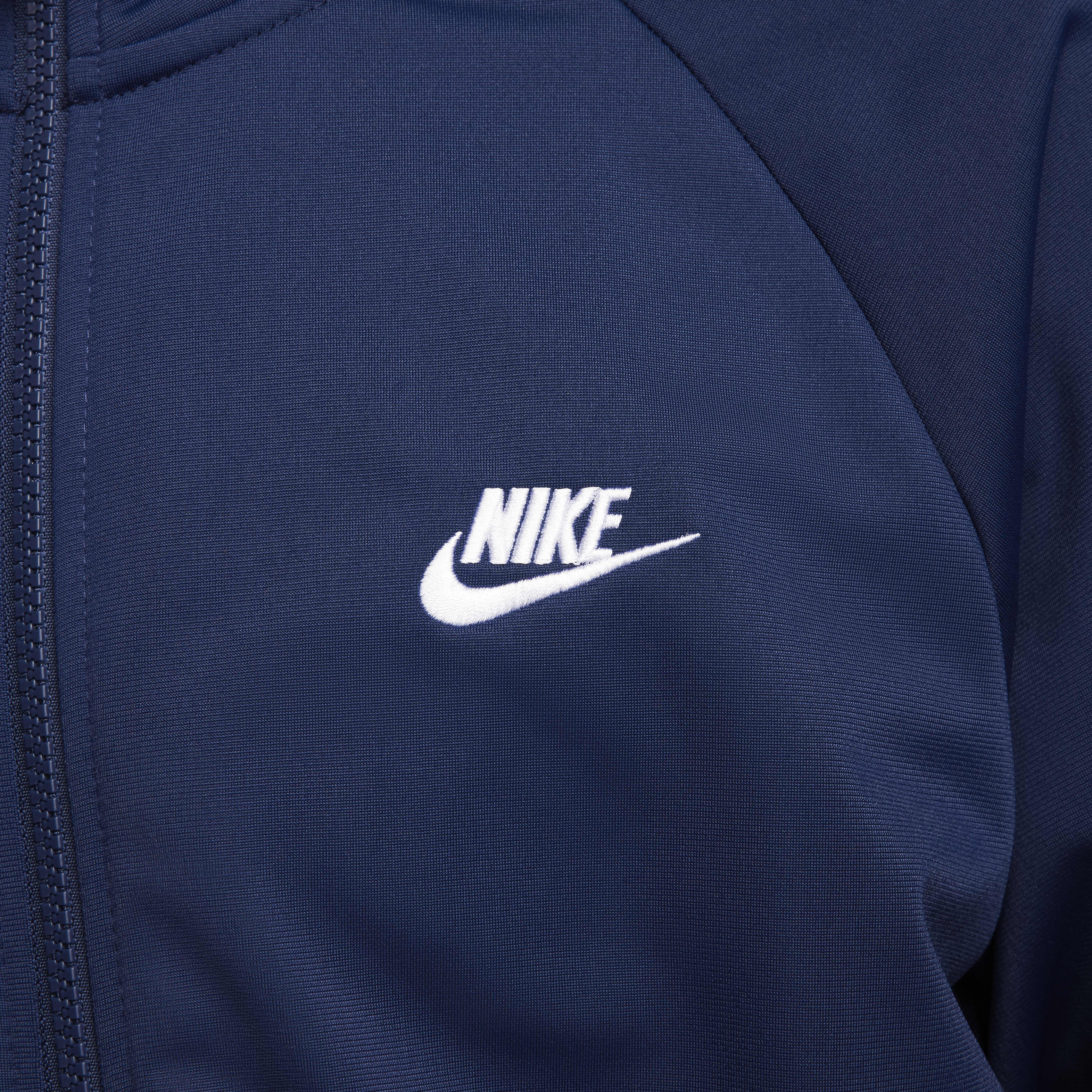 Nike poly tracksuit blue top