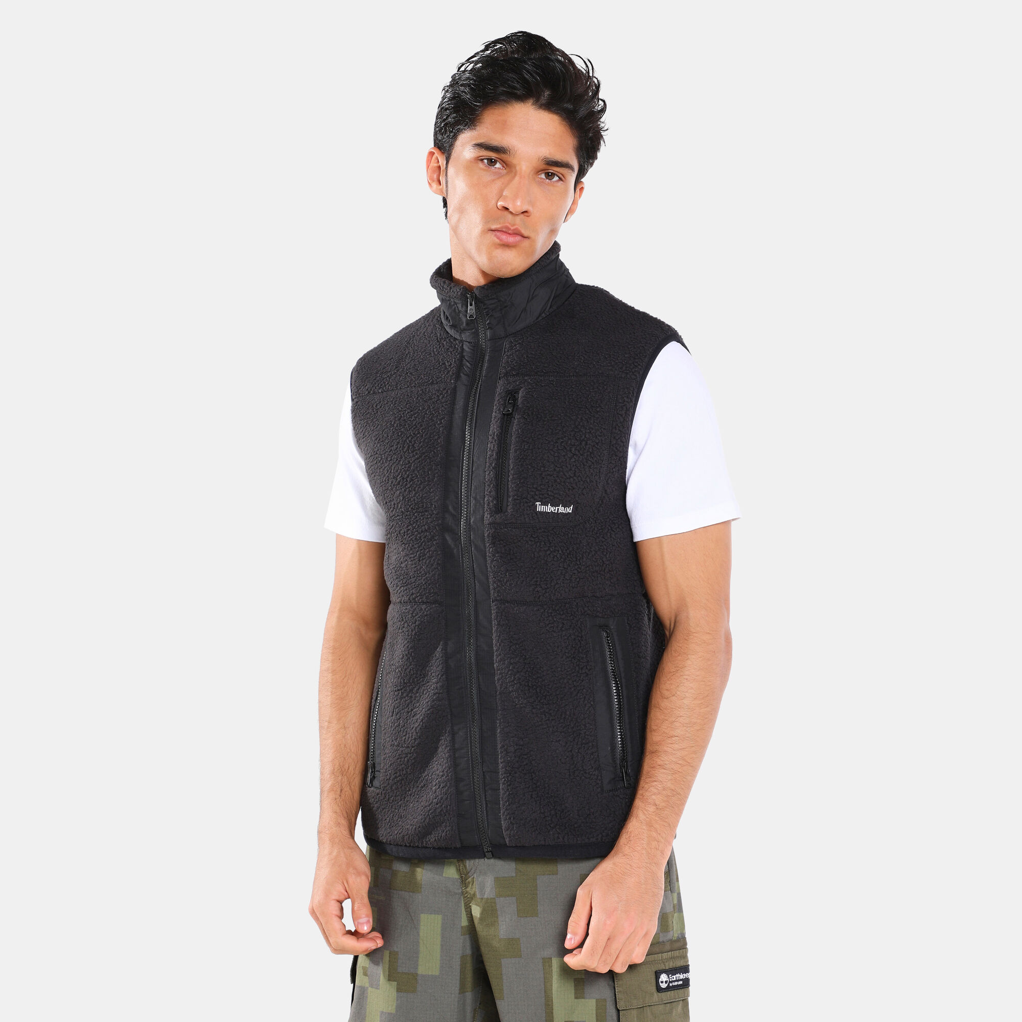 Timberland fleece vest hotsell