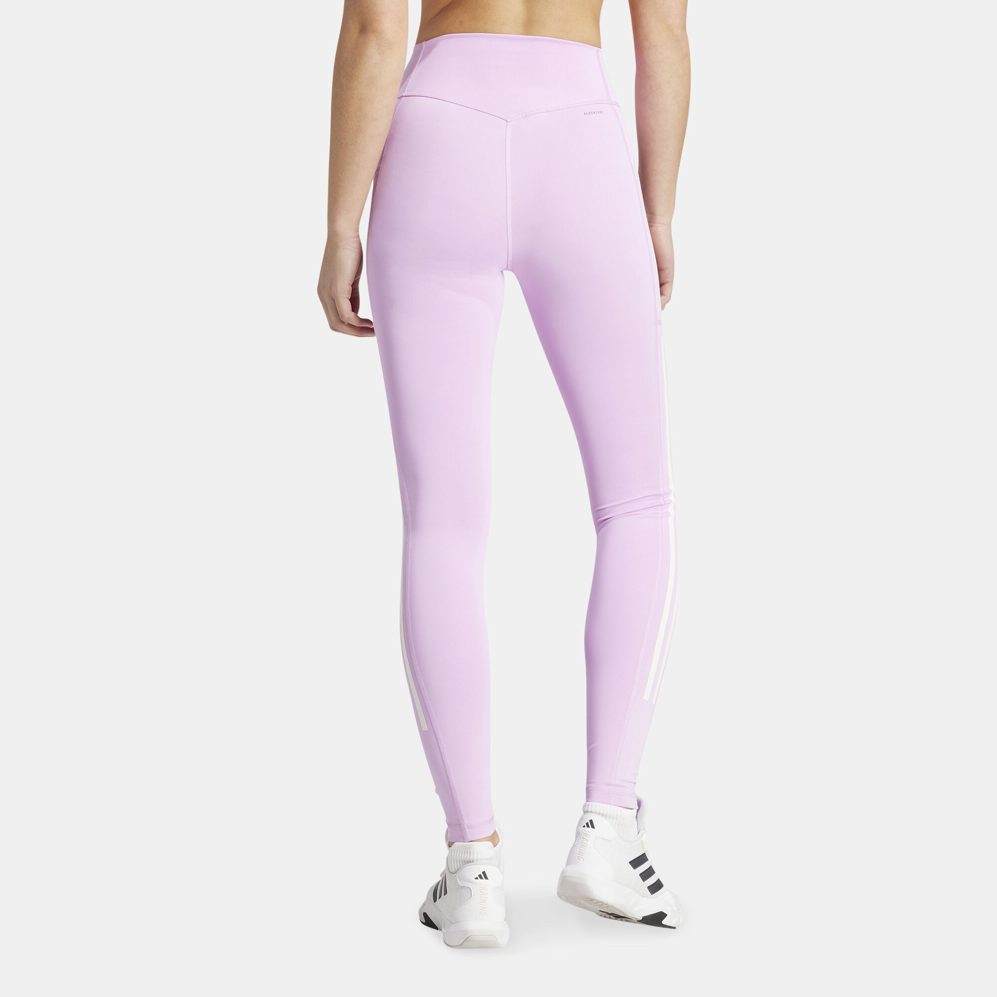 Purple glow adidas leggings clearance