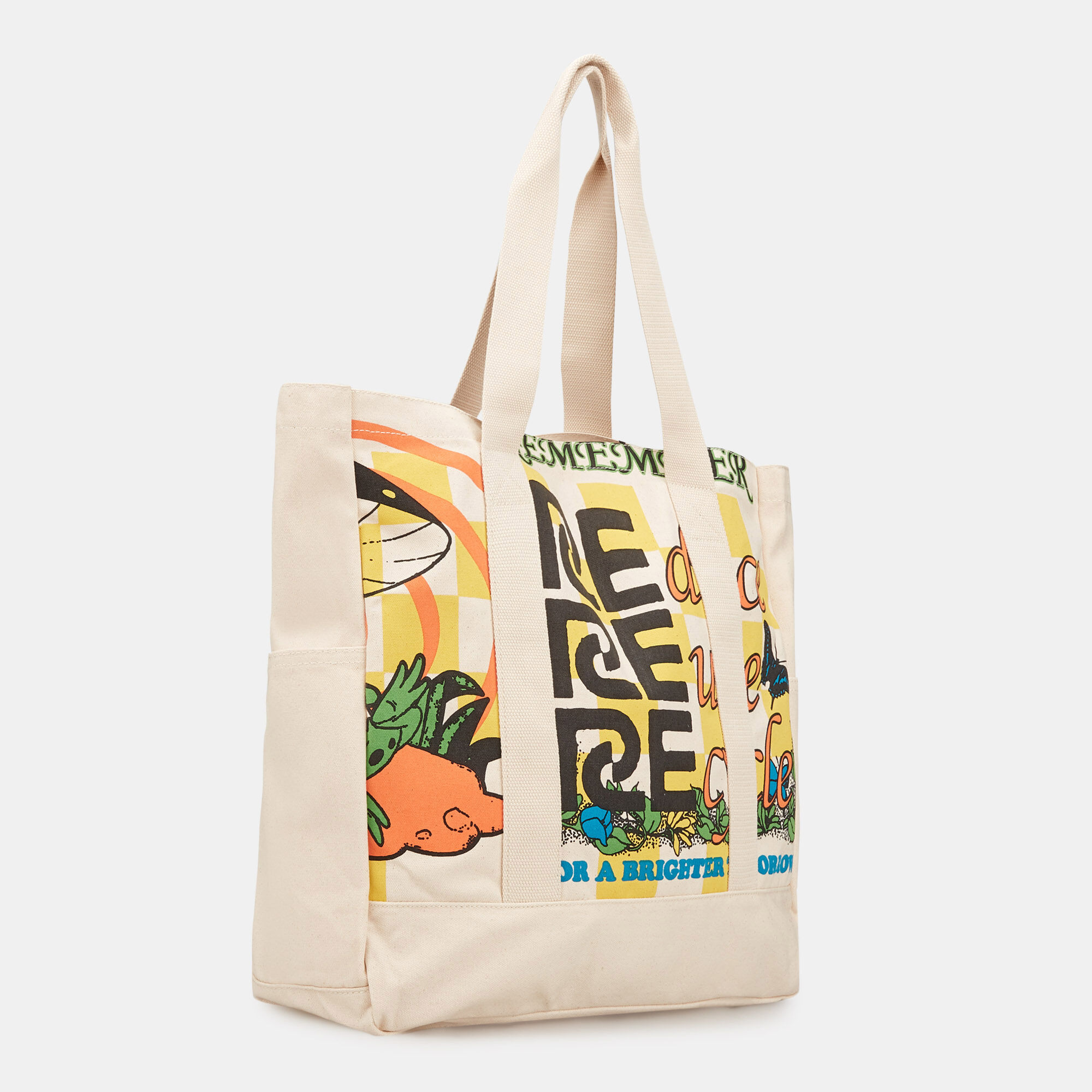Eco Positivity Tote Bag White Vans in Kuwait SSS