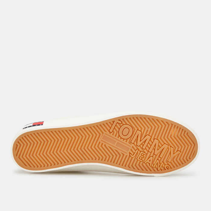 Tommy Hilfiger Women's Jeans Vulcanized Low-Top Shoes White image number 3