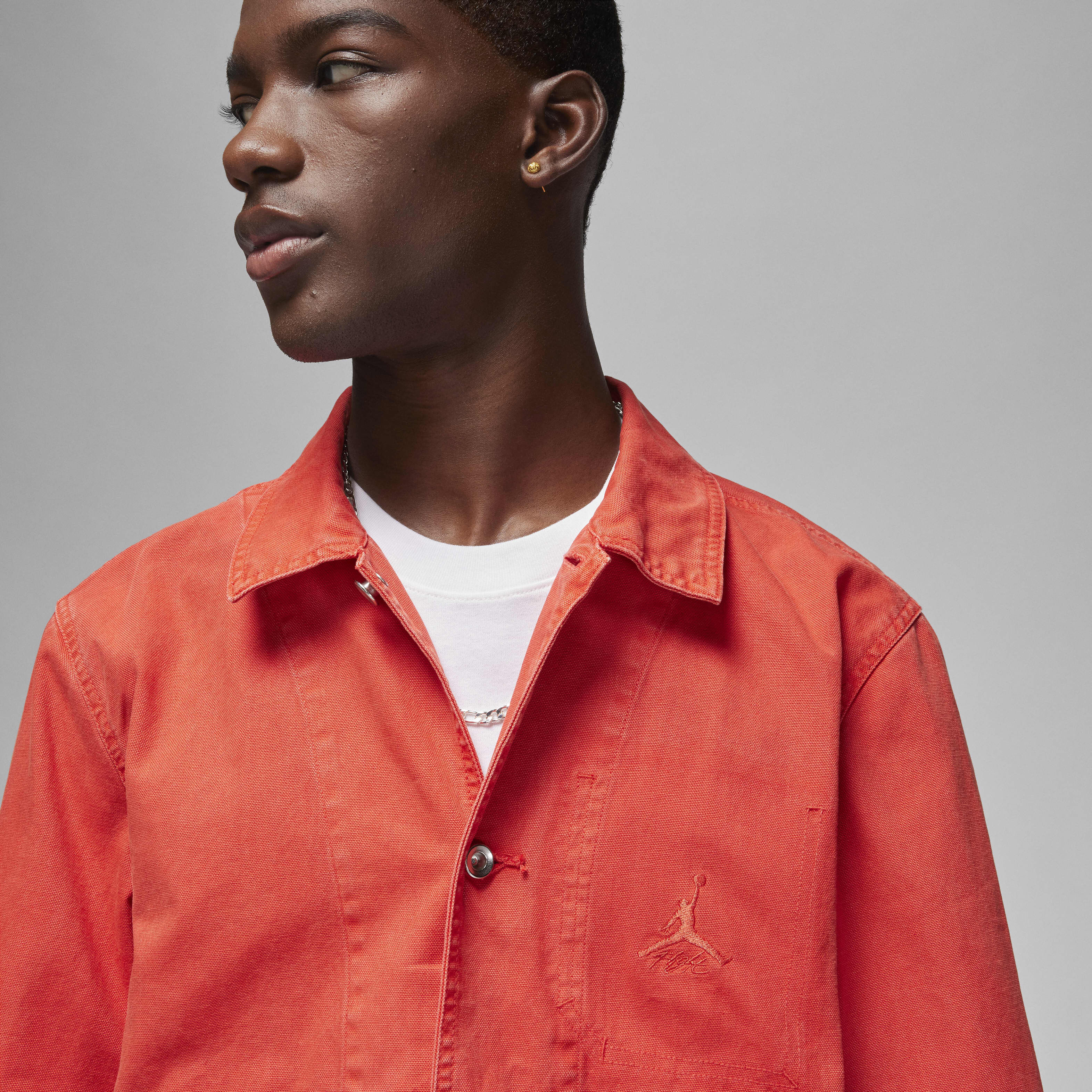 Jordan button up jacket clearance
