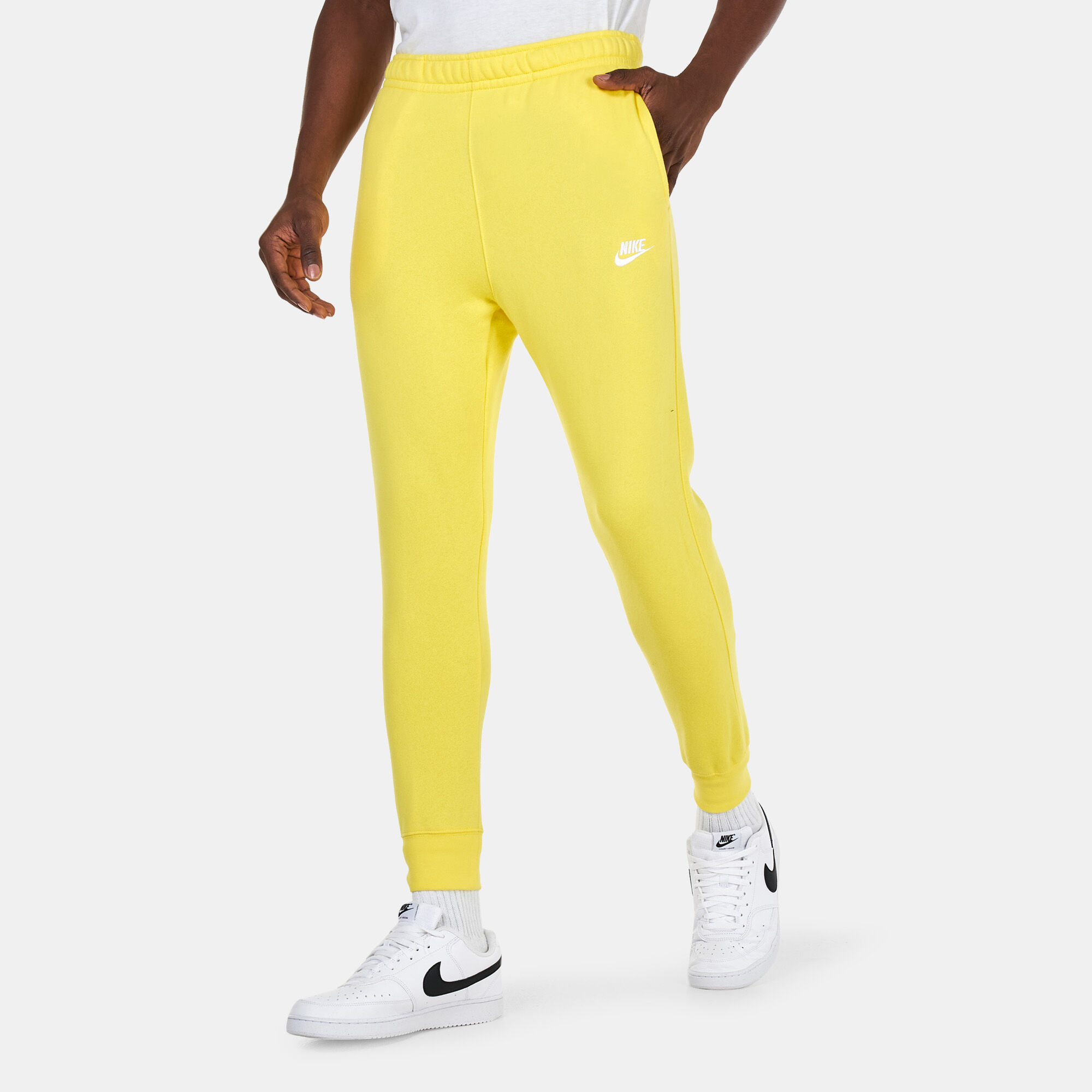 Sportswear Club Fleece Joggers Yellow Nike in Kuwait SSS