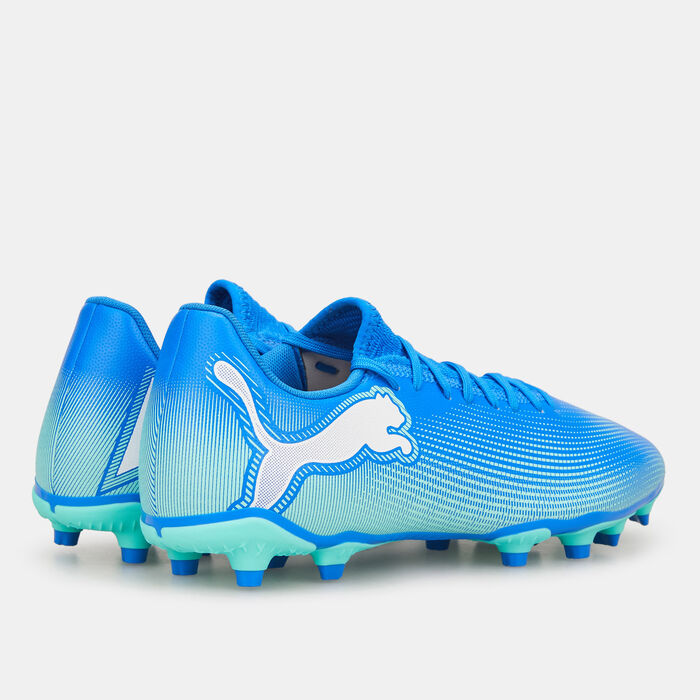PUMA Men's FUTURE 7 PLAY Multi-Ground Football Shoes Blue image number 2