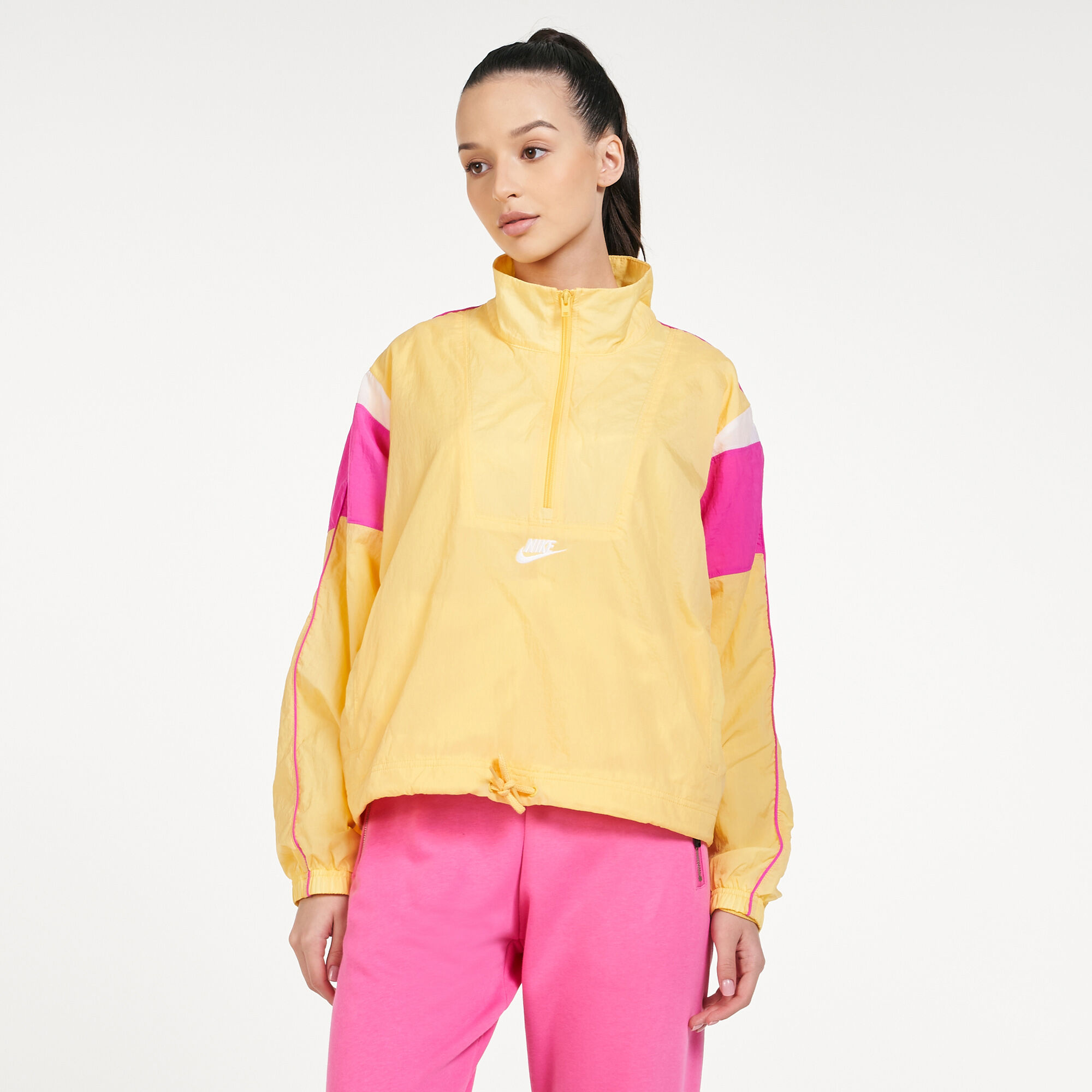 Nike woven jacket yellow new arrivals