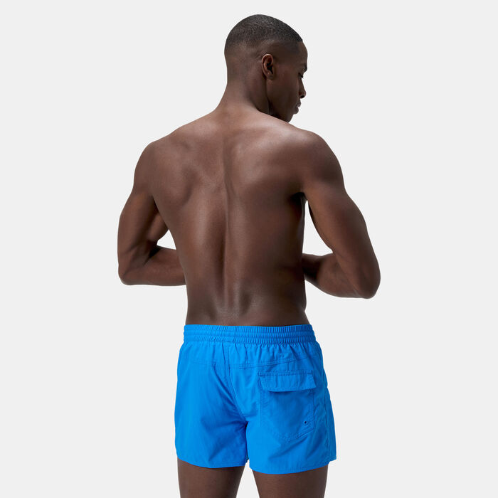 Speedo Men's Solid Retro Volley Swimming Shorts Blue image number 1