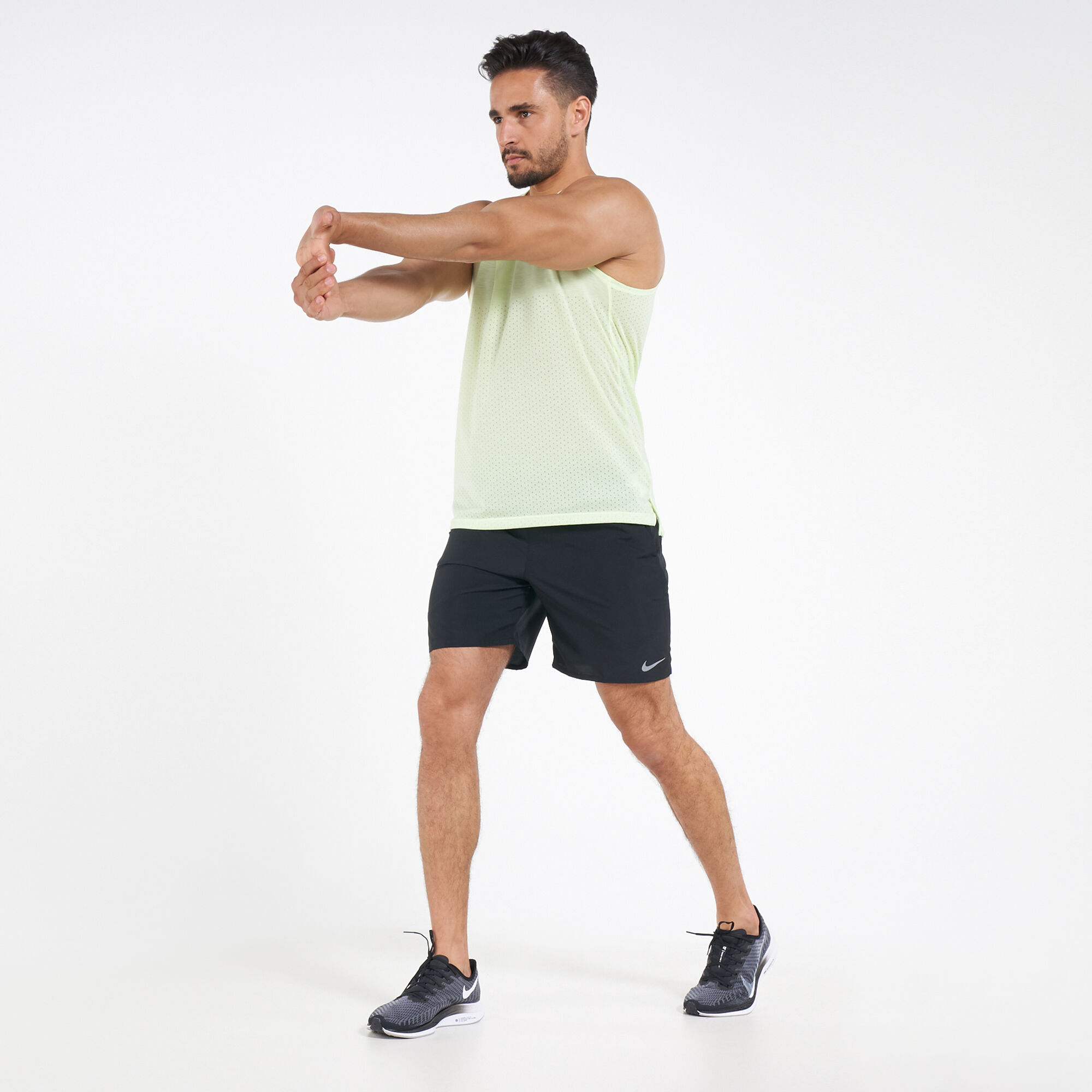 Nike 7 inch running shorts - black cheap