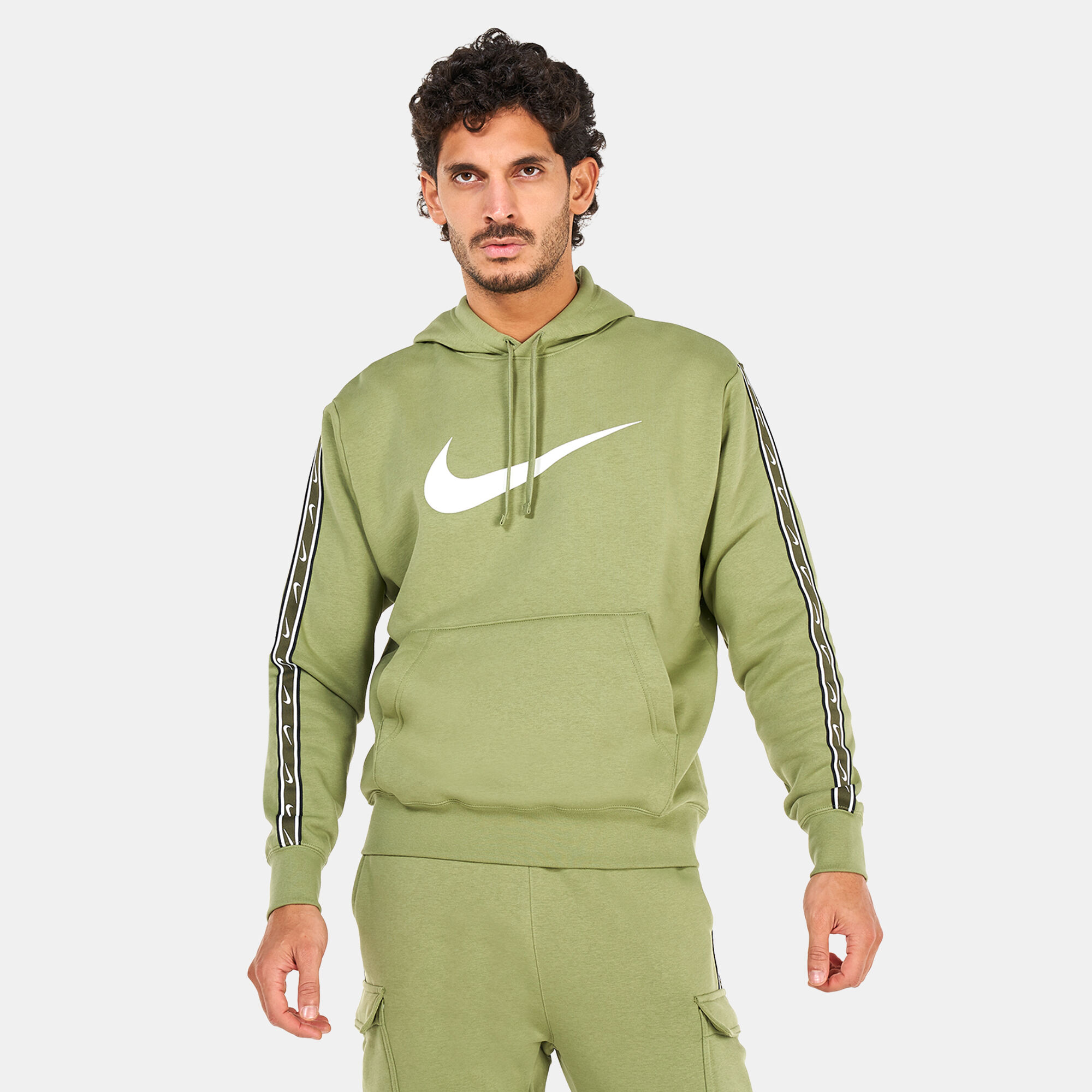 Men s Sportswear Repeat Pullover Fleece Hoodie